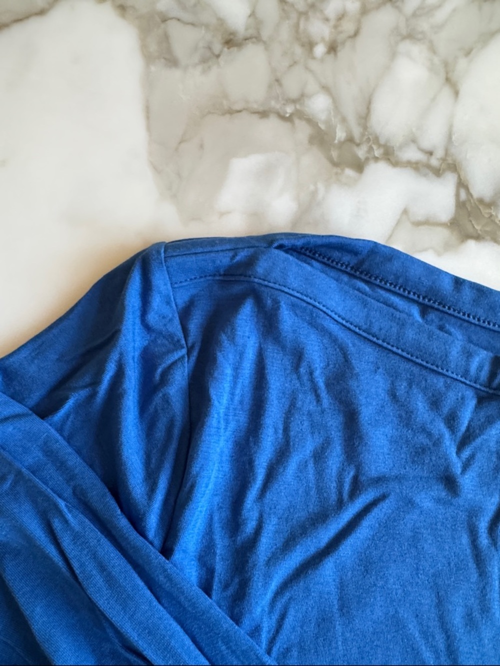 Vince Boat Neck, Long Sleeve Top in Royal Blue - Picture 4 of 6